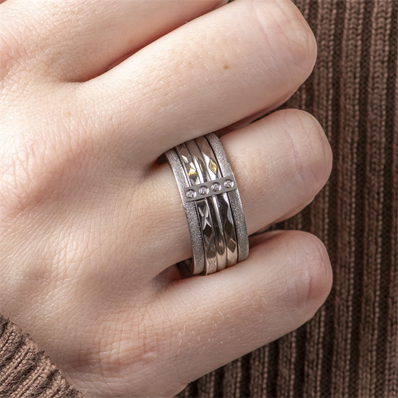 Product image 1 of Samengestelde iXXXi ring Design - Zilver