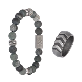 Image of Schmuck set Mercedes - Antik Silber