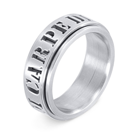 Image of Single Ring Carpe Diem Open