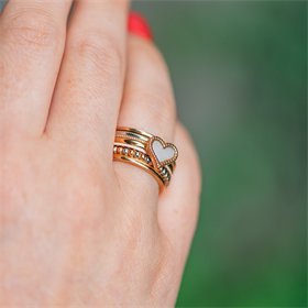 Image of Zusammengesetzte iXXXi ring  Peach Love